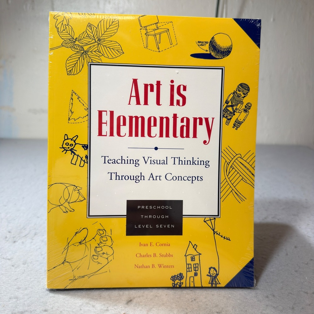 Gibbs Smith Art is Elementary Book Preschool-Level 7 Yellow New Sealed Teaching